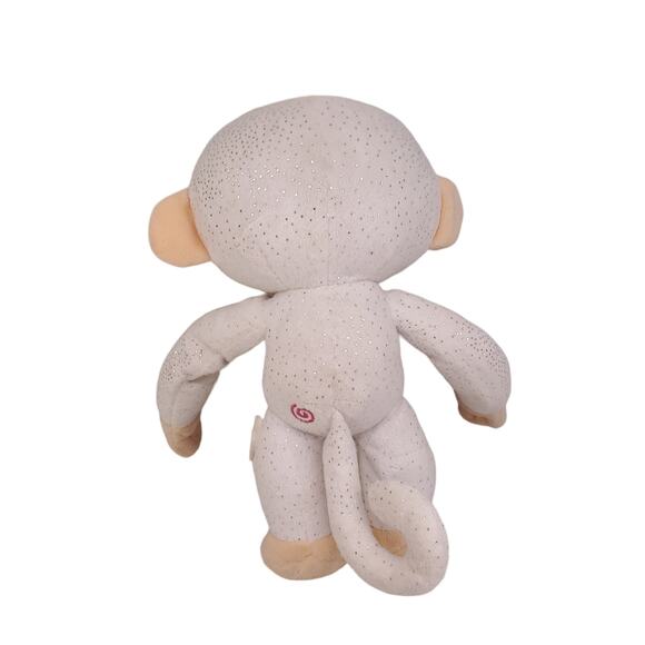 Fingerlings White Plush Monkey Sparkles Glitter 9" Posable Arms Stuffed Animal - Picture 5 of 11